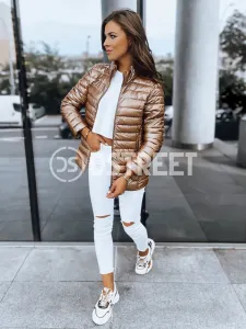 Ladies quilted jacket BUSY BEE camel Dstreet