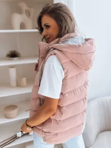 Women's quilted vest NILA pink Dstreet #7959450