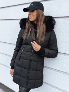 Women's quilted winter jacket LELISIA black Dstreet