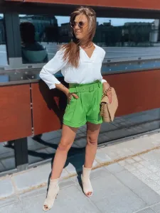 CRISTY Green Dstreet Shorts