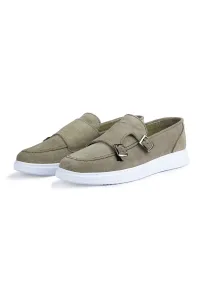 Ducavelli Airy Men's Casual Shoes From Genuine Leather and Suede, Suede Loafers, Summer Shoes Sand Beige