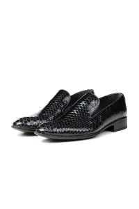 Ducavelli Alligator Genuine Leather Men's Classic Shoes, Loafer Classic Shoes, Moccasin Shoes #8216355