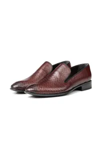 Ducavelli Alligator Genuine Leather Men's Classic Shoes, Loafer Classic Shoes, Moccasin Shoes #8217632