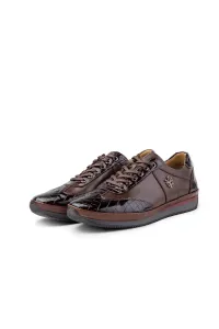 Ducavelli Blink Genuine Leather Men's Casual Shoes, Fur Inside Shoes, Winter Fur Shoes #8999452