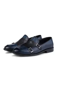 Ducavelli Double Genuine Leather Men's Loafer Classic Moccasin Shoes