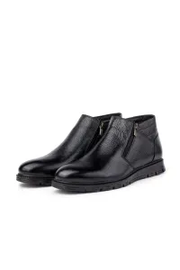 Ducavelli Moyna Men's Boots From Genuine Leather With Rubber Sole, Shearling Boots, Sheepskin Shearling Boots