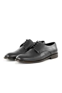 Ducavelli Pierro Genuine Leather Men's Classic Shoes, Derby Classic Shoes, Lace-Up Classic Shoes