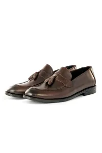 Ducavelli Quaste Genuine Leather Men's Classic Shoes, Loafers Classic Shoes, Loafers