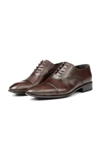 Ducavelli Serious Genuine Leather Men's Classic Shoes, Oxford Classic Shoes #8206116