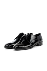 Ducavelli Taura Genuine Leather Men's Classic Shoes, Derby Classic Shoes, Lace-Up Classic Shoes