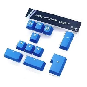 Ducky PBT Double-Shot Keycap Set, modré, 11 klávesov