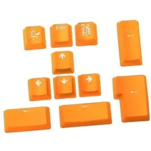 Ducky PBT Double-Shot Keycap Set, oranžové, 11 klávesov
