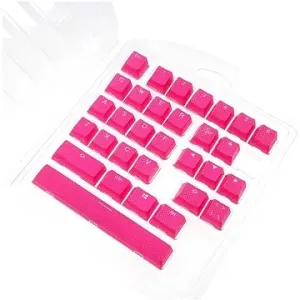 Ducky Rubber Keycap Set, 31 klávesov, Double-Shot Backlight - ružové