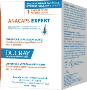 Ducray Anacaps Expert - chronické vypadávání vlasů 90 kapsúl
