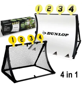 Dunlop Futbalová bránka s tréningom 75x58x78 cm