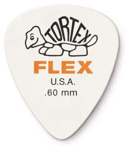 Trsátko / Brnkátko - brnkátko Tortex Flex Standard, hrúbka: 0,60 mm - oranžový nápis (celé balenie =