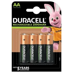 Duracell Rechargeable batéria 2500 mAh 4 ks (AA)