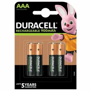 Duracell Rechargeable batéria 900 mAh 4 ks (AAA)