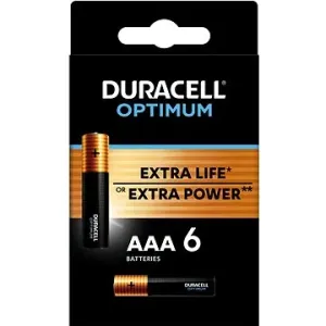 DURACELL Optimum alkalická batéria mikrotužková AAA 6 ks
