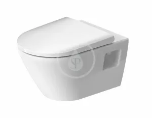 DURAVIT - D-Neo Závesné WC s doskou SoftClose, Rimless, biela 45780900A1 #5233645