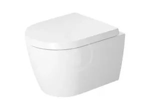 DURAVIT - ME by Starck Závesné WC, doska SoftClose, Rimless, alpská biela 45300900A1 #5323672