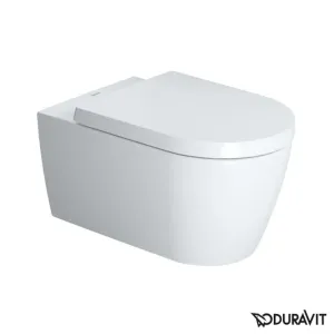 DURAVIT - ME by Starck Závesné WC, Rimless, s HygieneGlaze, alpská biela 2529092000