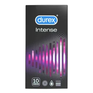 Durex Intense - vrúbkované a bodkované kondómy (10ks) #3430144