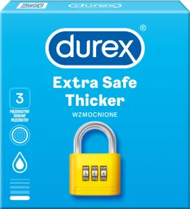 DUREX EXTRA SAFE THICKER KONDOMY 3KS