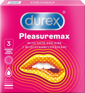 Durex Pleasuremax Kondómy 3 ks