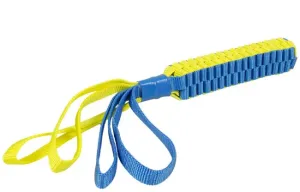 Hračka DUVO+ tyč ťažná nylonová modrožltá pre psy, L 50x3cm