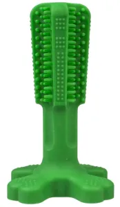 Hračka DUVO+ zubná kefka Chew`n play zelená pre psy, S 12x7,6x7,6cm