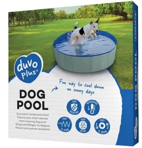 Bazén DUVO+ pre psy, modrý, priemer 80x30cm