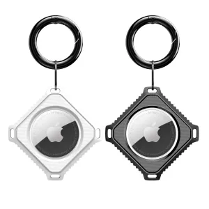 Dux Ducis Key Ring 2x kryt na Apple AirTag, biely/čierny
