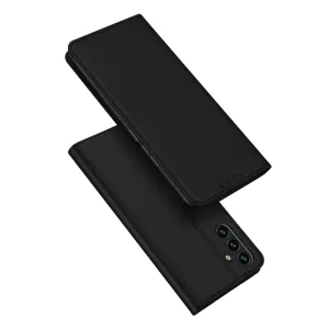 Dux Ducis Skin Pro knižkové kožené puzdro na Samsung Galaxy A14 5G, čierne