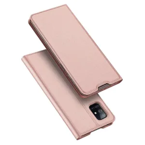 Dux Ducis Skin Leather case, knižkové púzdro, Samsung Galaxy S20 FE / S20 FE 5G, ružové