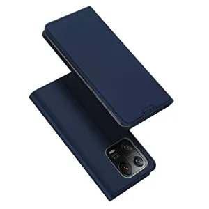 Dux Ducis Skin Pro knižkové kožené puzdro na Xiaomi 13 Pro, modré