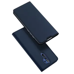 DUX DUCIS Skin Pro knižkové kožené puzdro na Xiaomi Redmi 9, modré