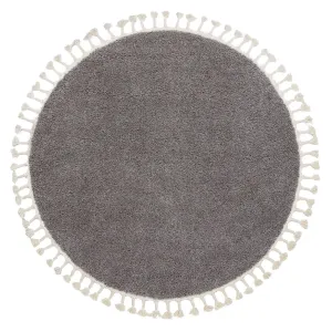 Kusový koberec Berber 9000 brown kruh Rozmery kobercov: 160x160 (priemer) kruh