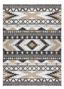 Kusový koberec Cooper Sisal Aztec 22235 ecru/black Rozmery kobercov: 140x190