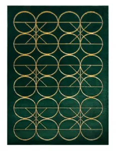Kusový koberec Emerald 1010 green and gold Rozmery kobercov: 200x290
