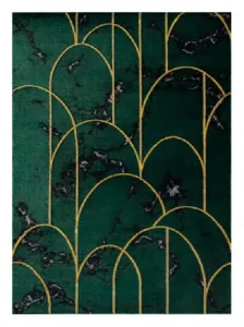 Kusový koberec Emerald 1016 green and gold Rozmery kobercov: 200x290