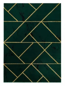 Kusový koberec Emerald geometric 1012 green and gold Rozmery kobercov: 200x290