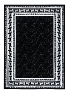 Kusový koberec Gloss 2813 87 greek black/grey Rozmery kobercov: 280x370