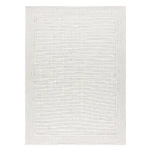 Kusový koberec Timo 5979 White – na von aj na doma Rozmery kobercov: 120x170