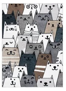 Detský kusový koberec Fun Gatti Cats multi Rozmery kobercov: 120x170