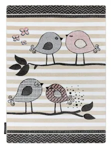 Detský kusový koberec Petit Birds cream Rozmery kobercov: 160x220