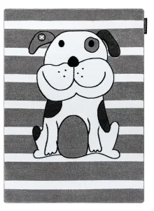 Detský kusový koberec Petit Puppy grey Rozmery kobercov: 120x170