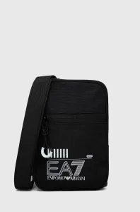 Malá taška EA7 Emporio Armani čierna farba #8721955