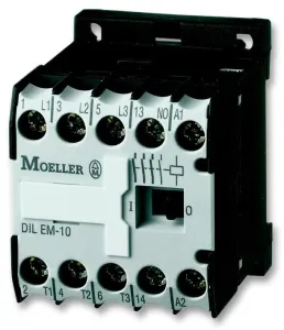 Eaton Moeller Dilem-10(230V50Hz,240V60Hz) Contactor, Mini, 4Kw