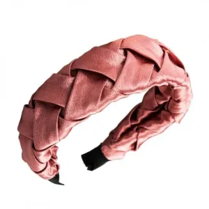 Ružová elegantná čelenka pre dámy